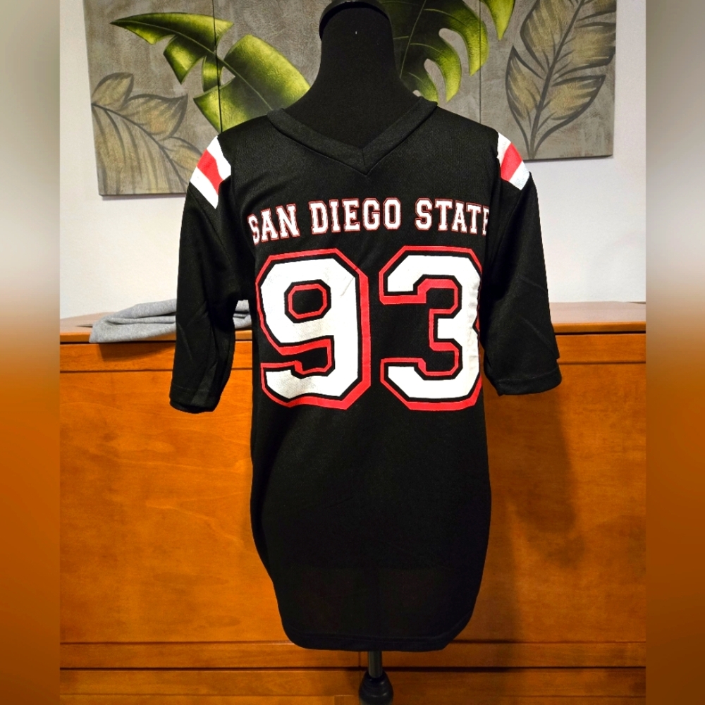 San Diego State Black Jersey/LARGE/NWOT